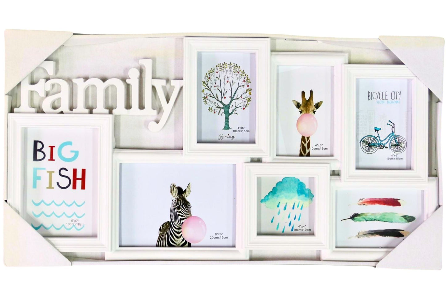 Combination Photo Frame 65x33.5cm