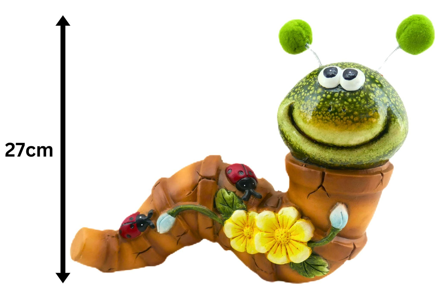 Terracotta Caterpillar With Body Pot Shape 28cm