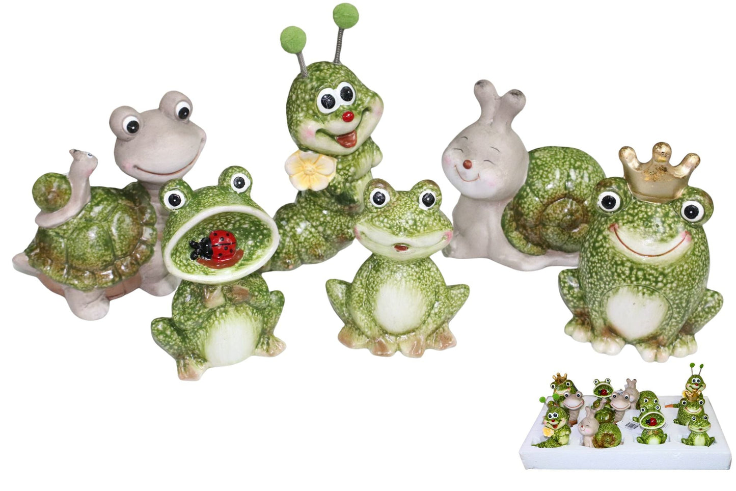 Terracotta Animals 13cm 6 Asstd PDQ