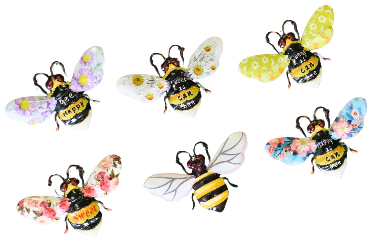 Magnet Bee 9x6cm 6 Asstd