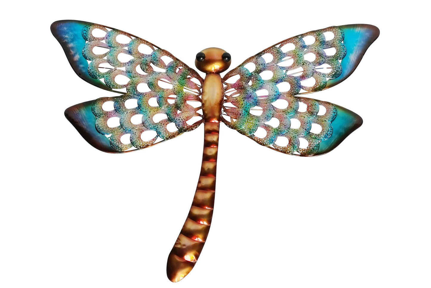 Metal Wall Art Dragonfly 63.5x47.5cm