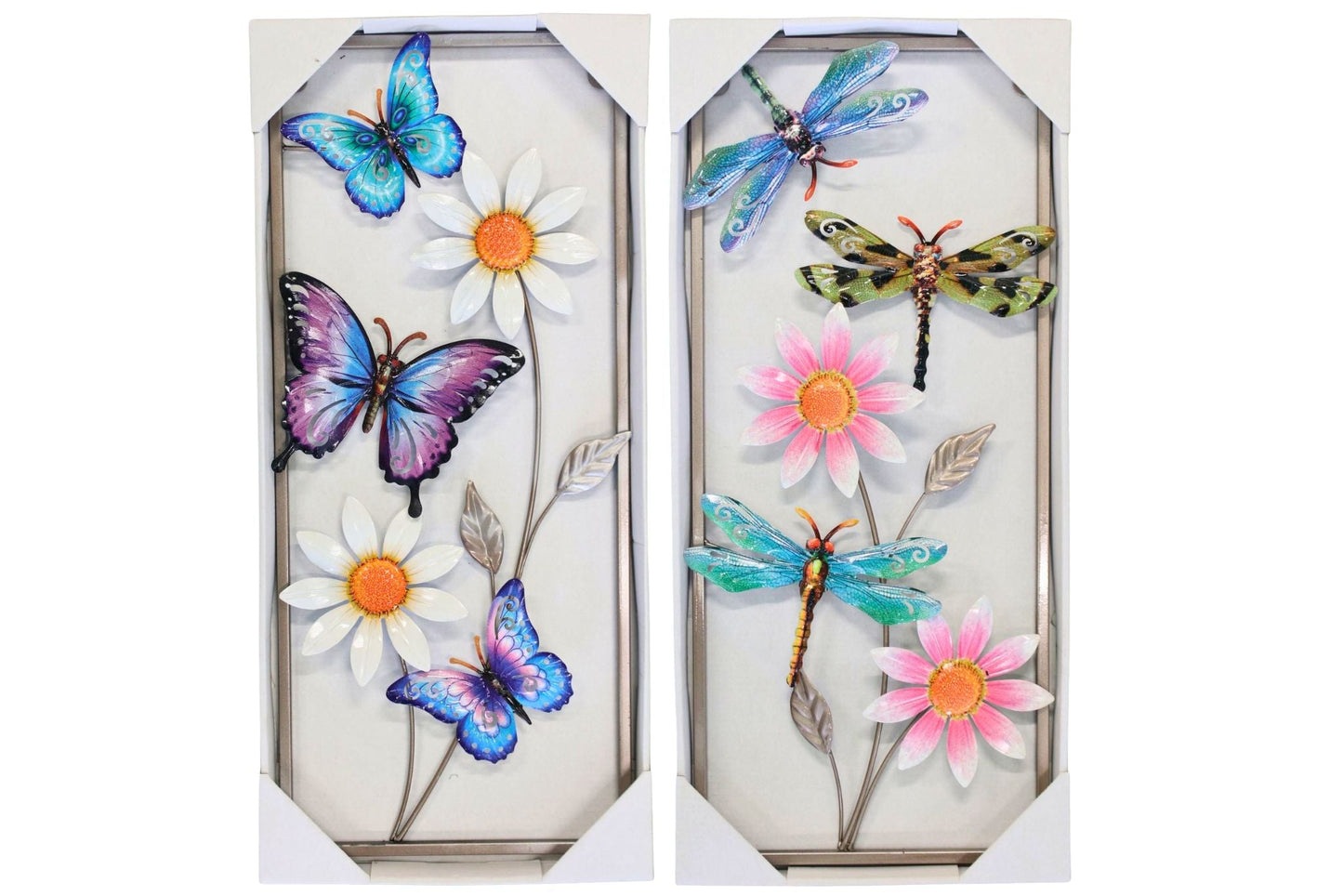Wall Plaque Butterfly 53x23cm 2 Asstd