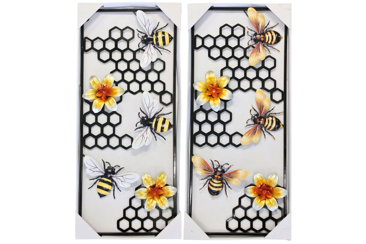 Wall Plaque Bee 69x23cm 2 Asstd