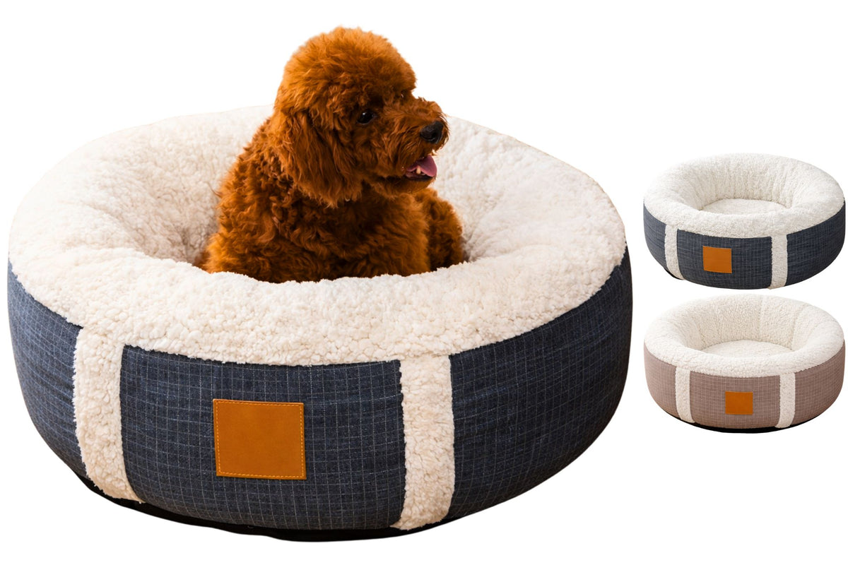 Delux Sherpa Pet Bed 60cm 2 Asstd