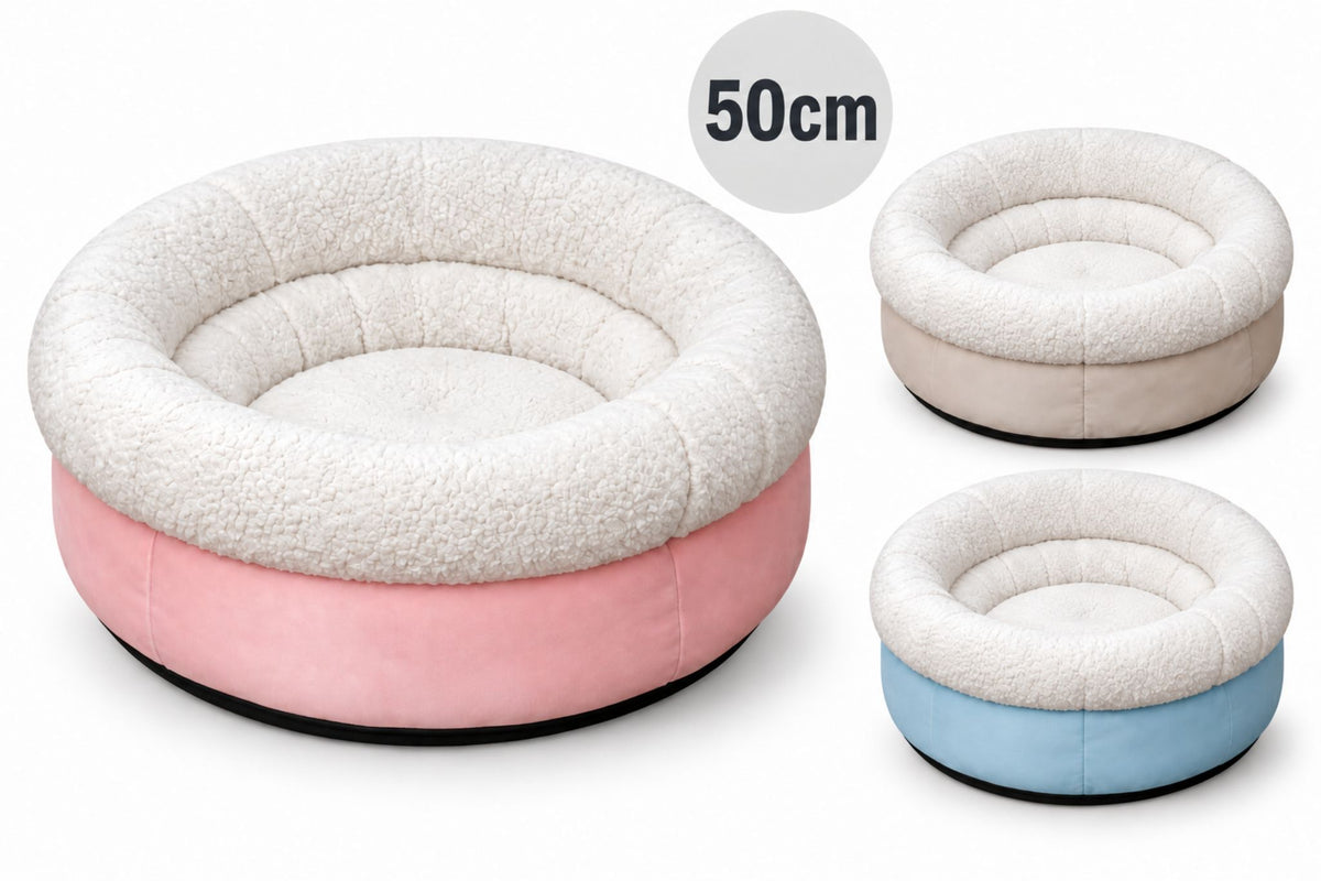 Pet Pod w/Inner Sherpa Lining 50cm 3 Asstd