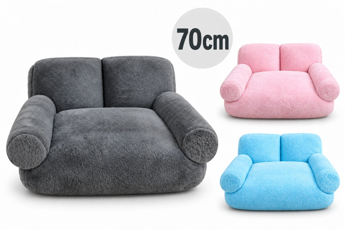 Ultra Comfy Pet Couch 70x55x15cm 3 Asstd