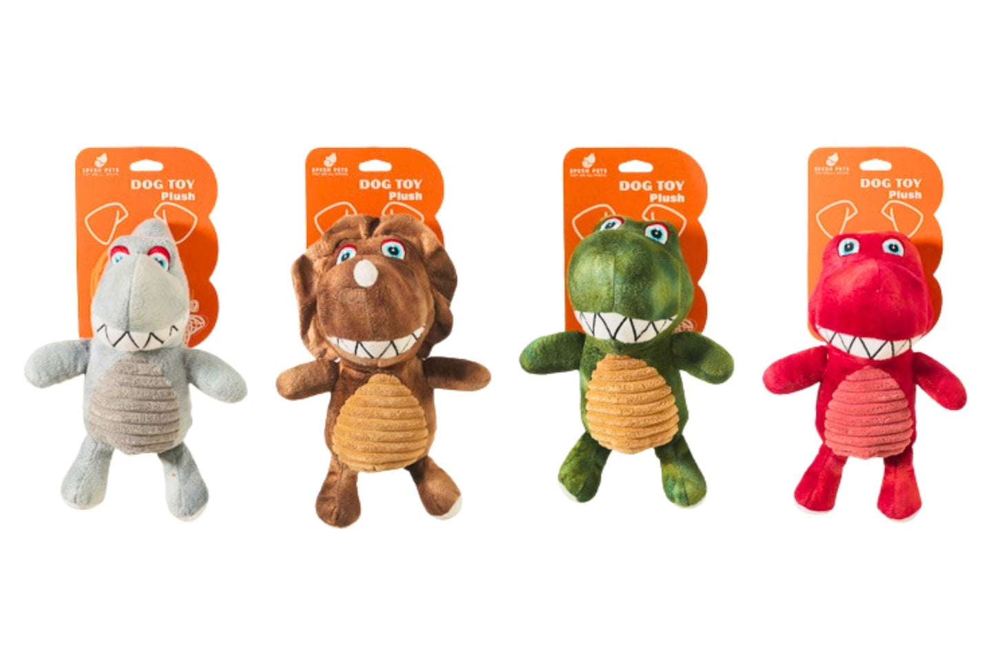 Dog Toy Plush 30x15cm 112g 4 Asstd