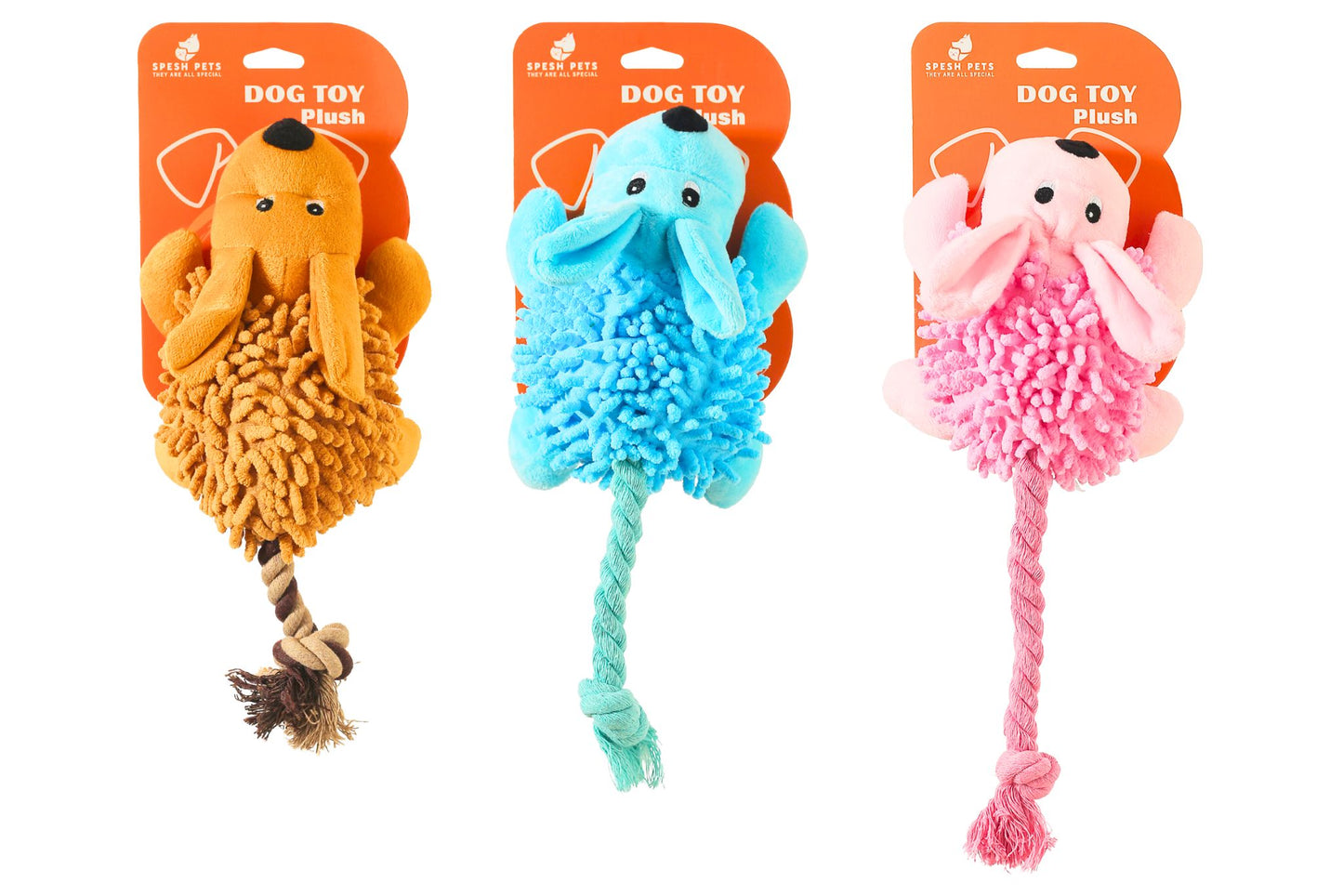 Pet Plush Toy 30x15cm 3 Asstd