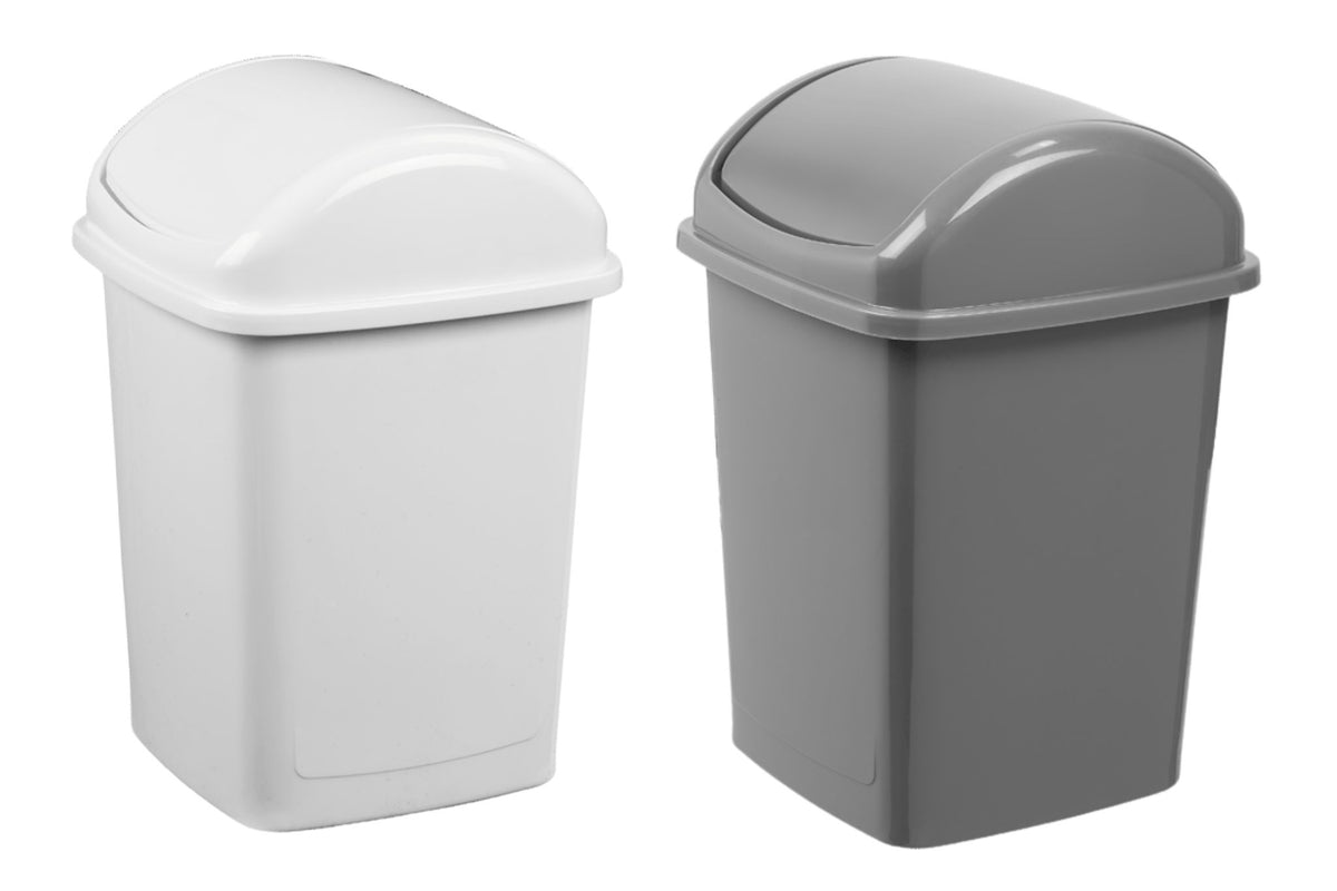 5L Swing Top Bin 2 Asstd