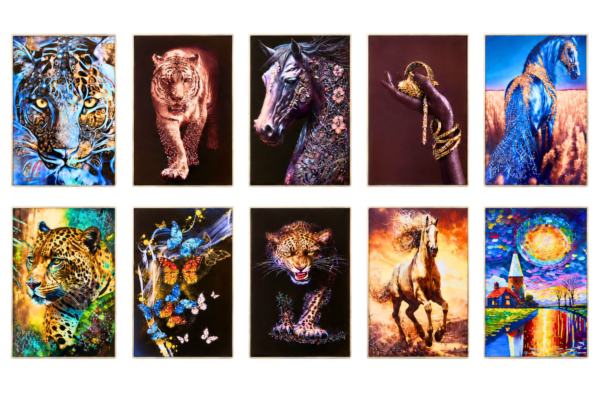 Diamond Wall Art 50x70cm 10 Asstd