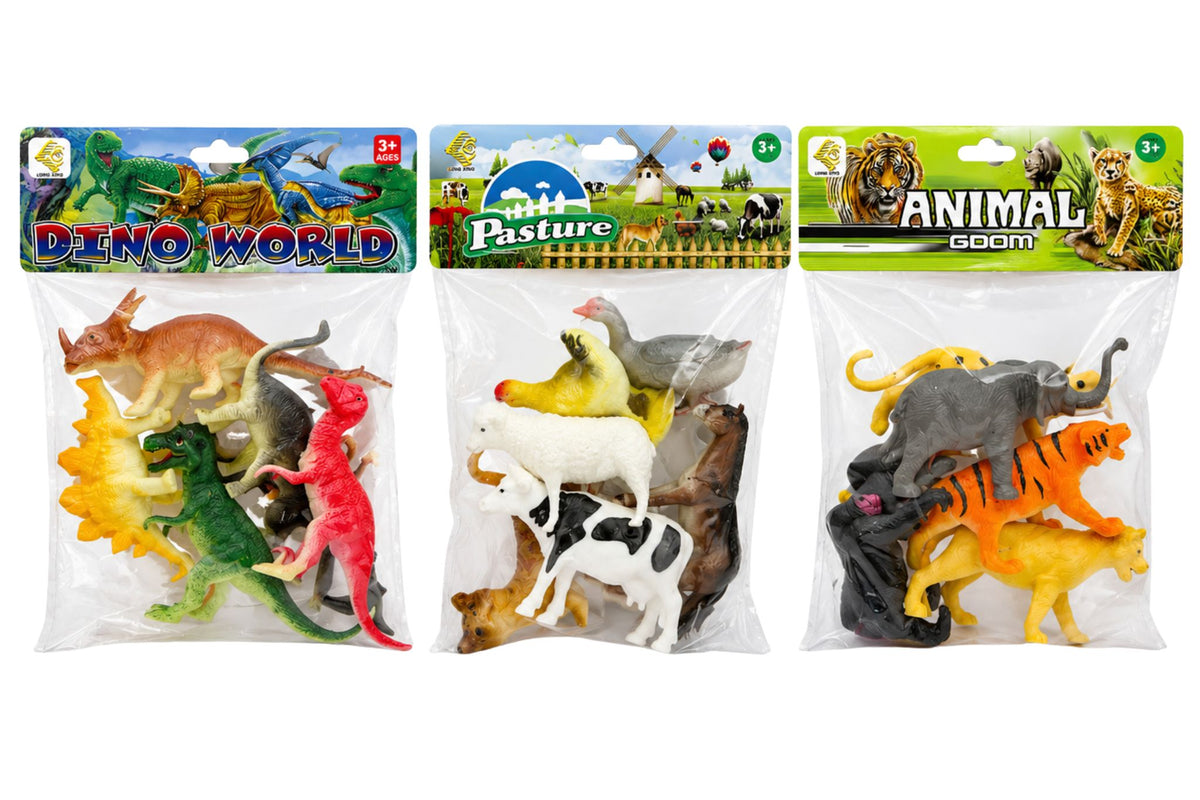 Animal Play Set 15cm 3 Asstd