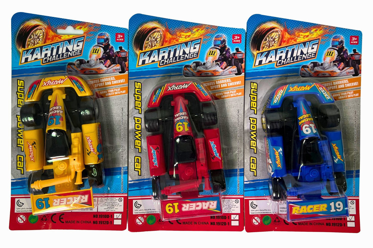 Toy Cars Buggy Sport Pull Back 3 Asstd