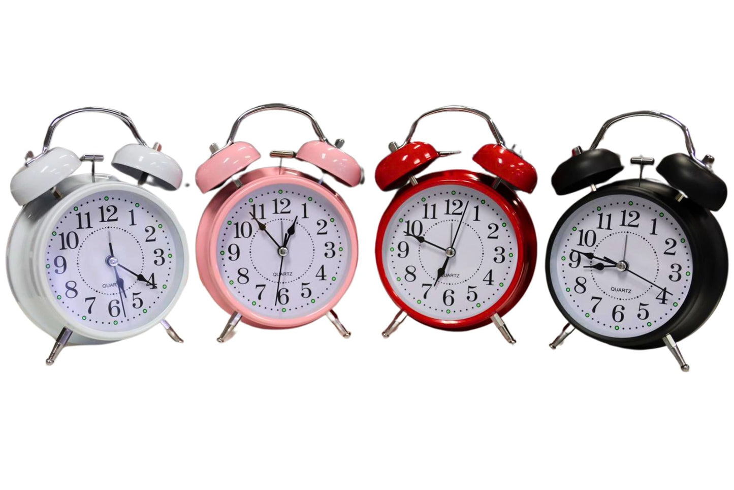 Clock Table Alarm 10x17cm 4 Asstd