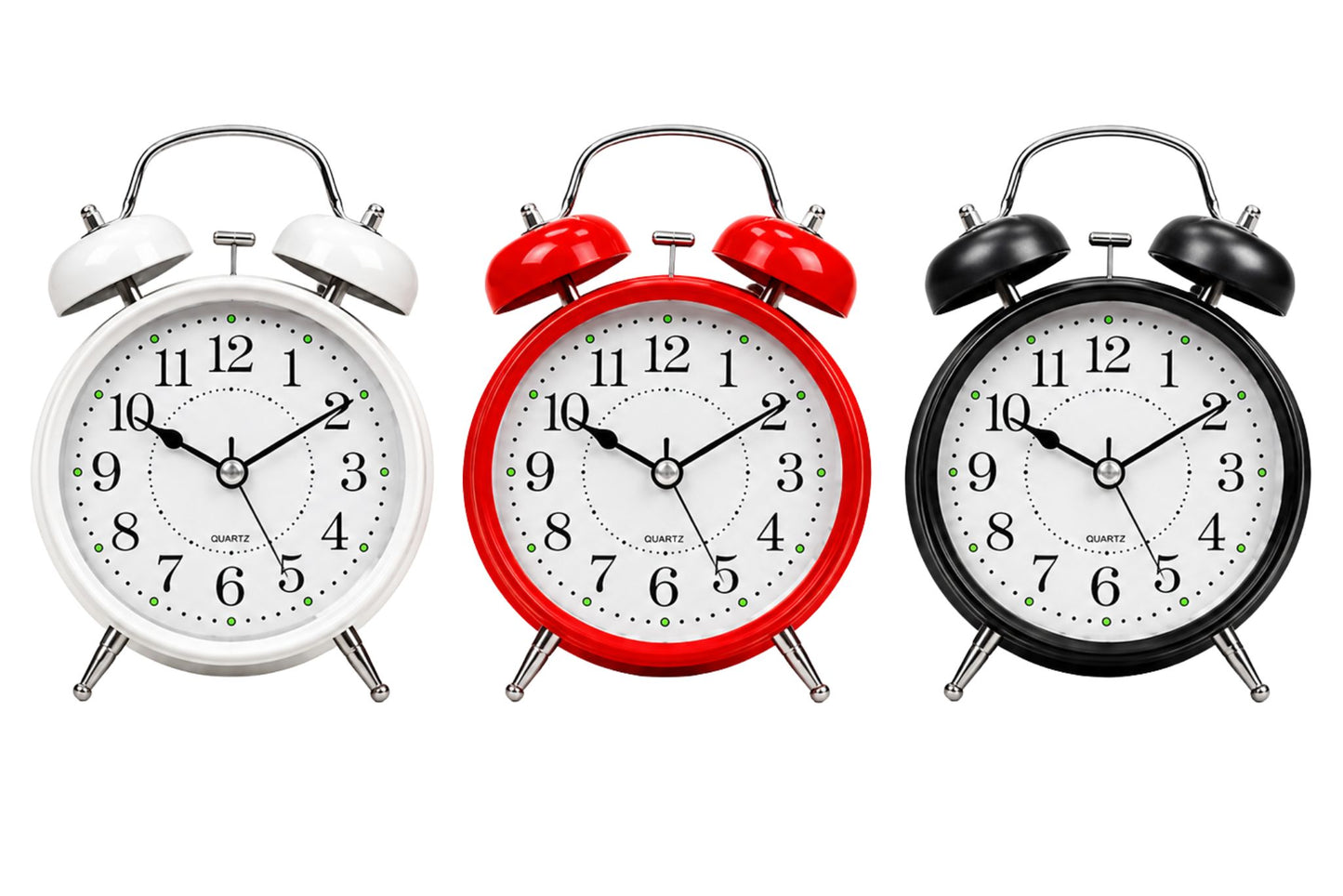 Clock Table Alarm 30x22x8cm 3 Asstd