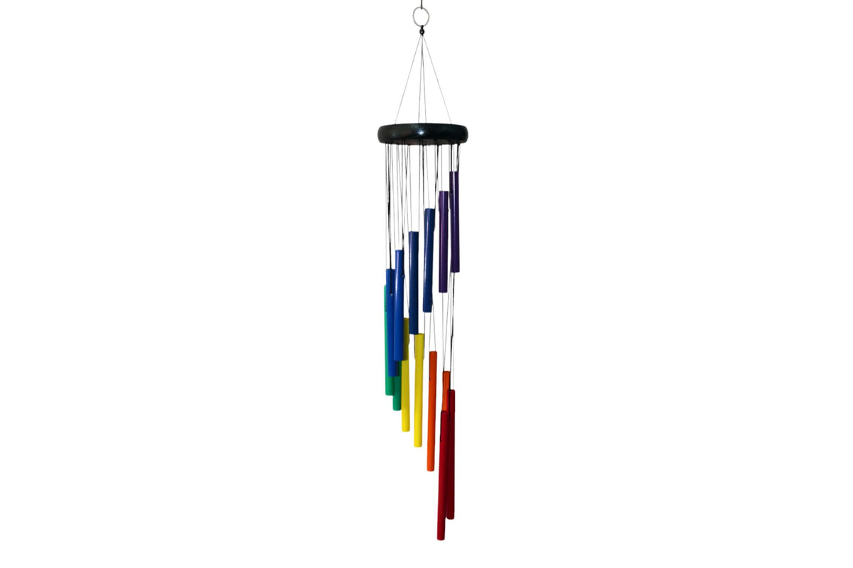Wind Chime Mark Tree Chakra Spiral - 29" Multi