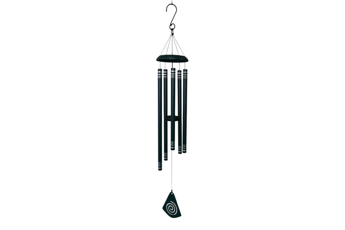 Wind Chime Etched Green 94cm