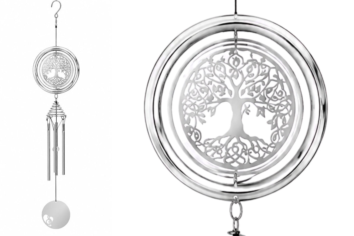 Wind Spinner Cosmo Chime Flower Of Life 120cm