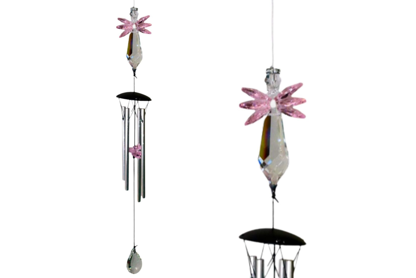Wind Chime Prismatic Tunes Angel Pink 120cm