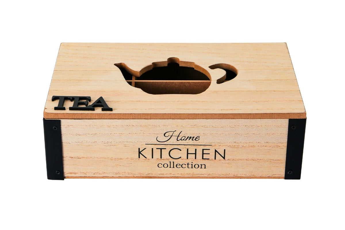 Wooden Box 6-Divide 23x15x7.5cm