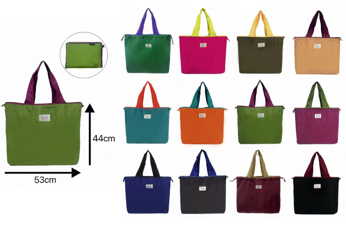 Foldable Shopping Bag 53x44cm 12 Asstd