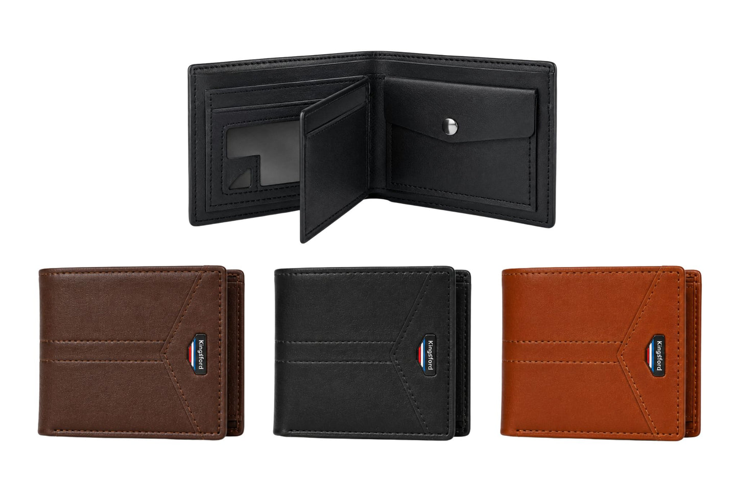 Men's Wallet 12x9cm 3 Asstd