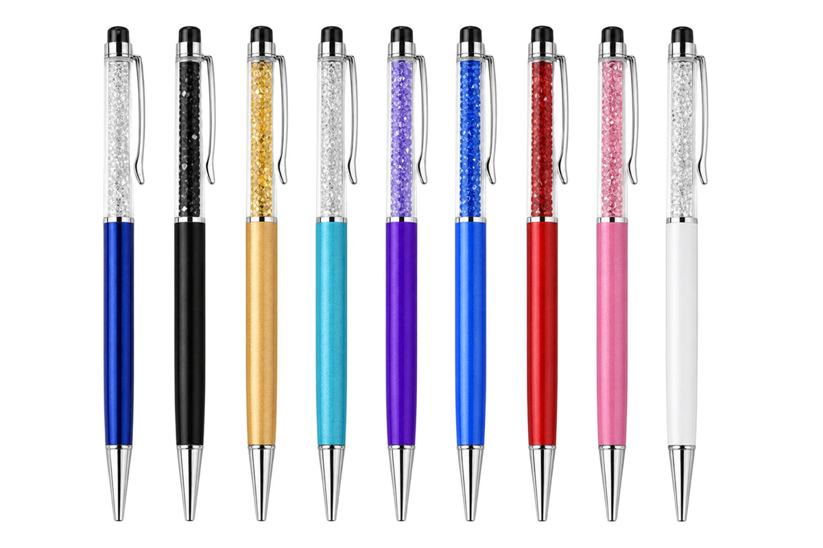 Ballpoint Pen w/Stylus Tip 9 Asstd PDQ