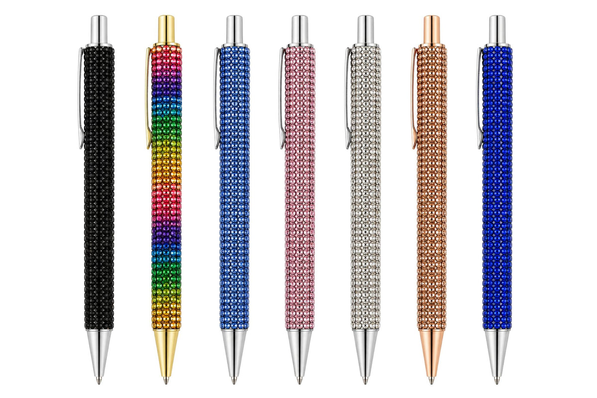 Ballpoint Pen Diamante 7 Asstd
