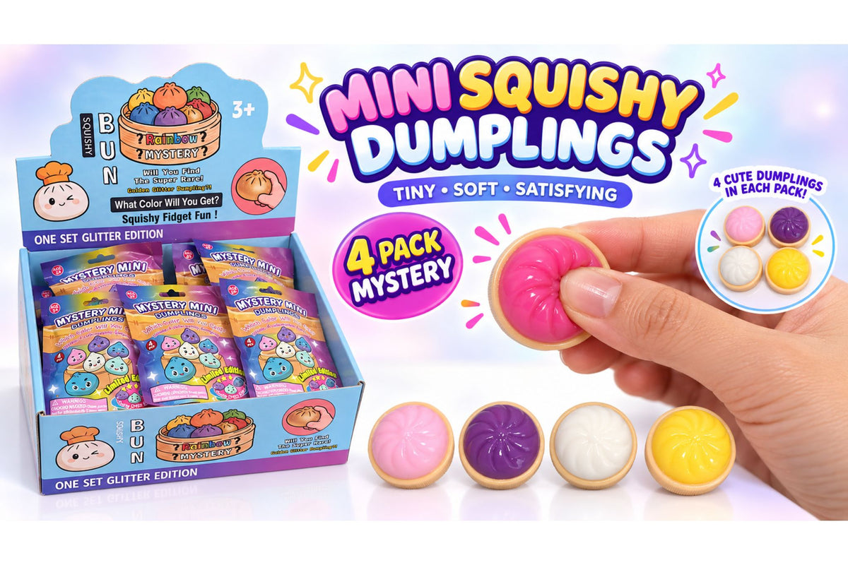 Squishy Mystery Mini Dumplings Pk4 5 Asstd PDQ