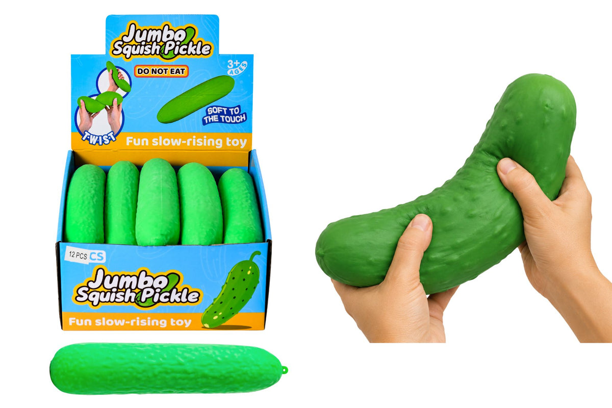 Squishy Jumbo Pickle 26cm PDQ
