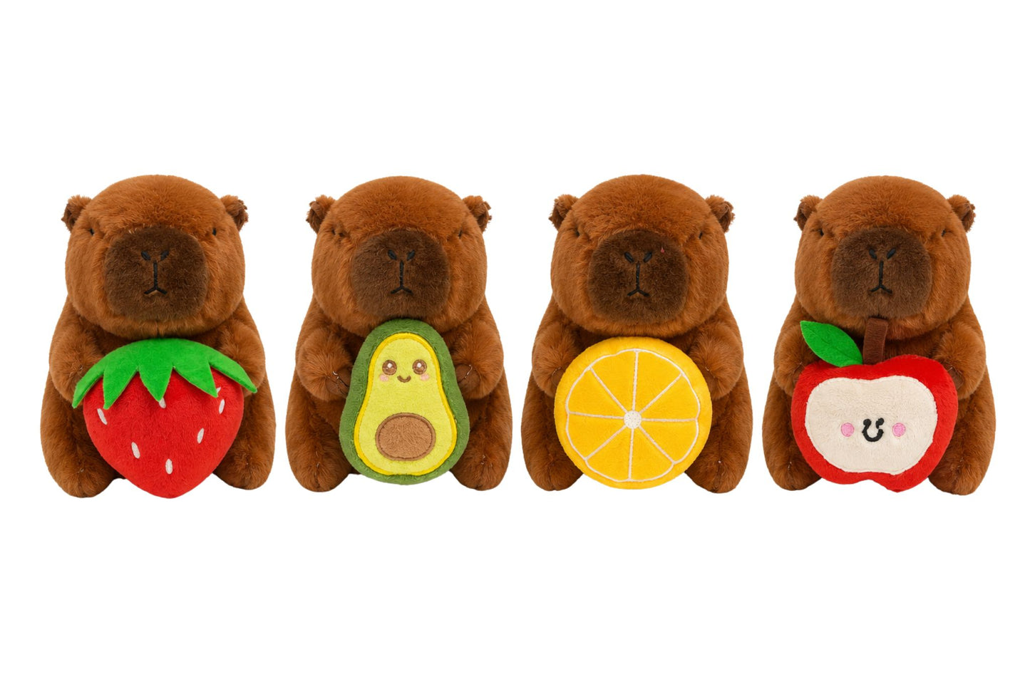 Plush Toy Capybara 12cm 4 Asstd