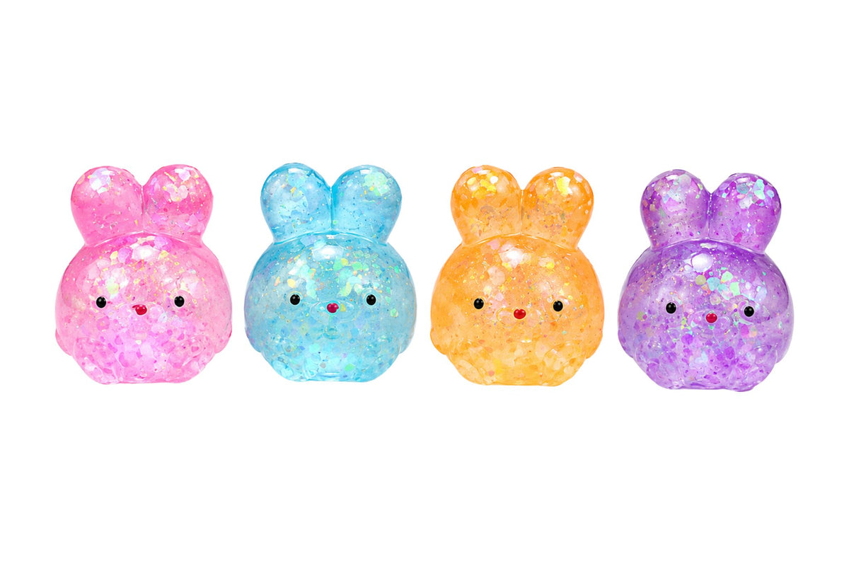 Squishy Gel Rabbit 6cm 4 Asstd PDQ