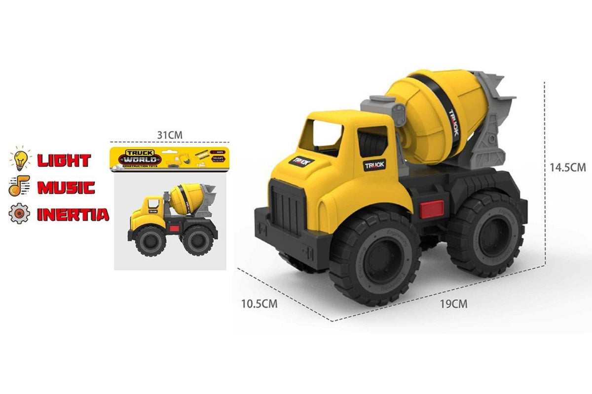 Friction Truck w/Light & Sound 19x14.5x10.5cm