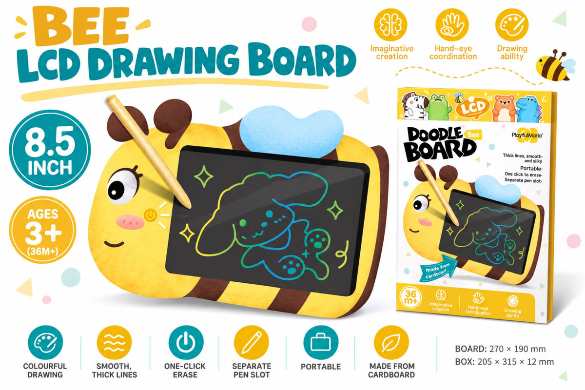 Bee LCD Drawing Tablet 22cm B/O