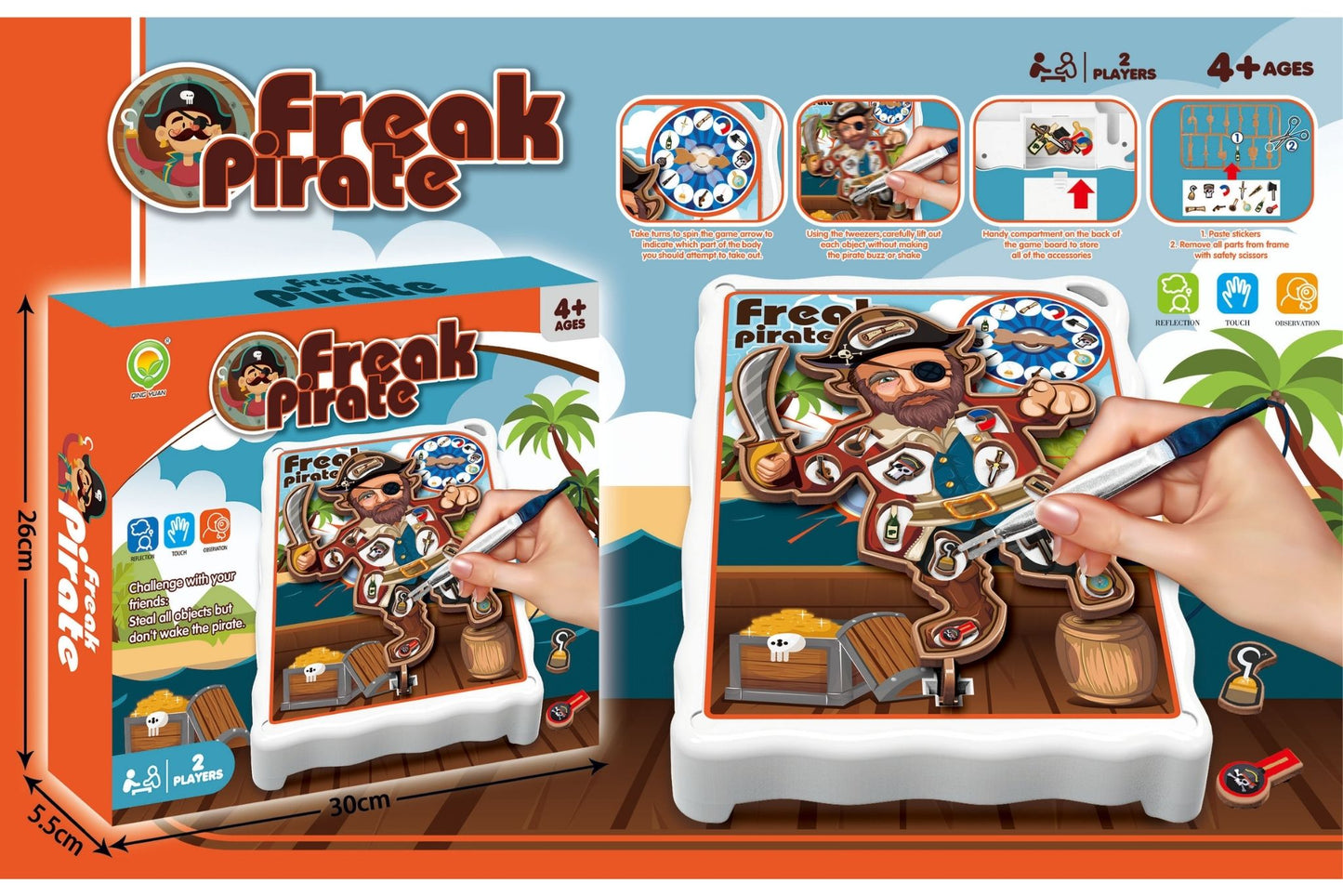 Freak Pirate Game 4 Asstd