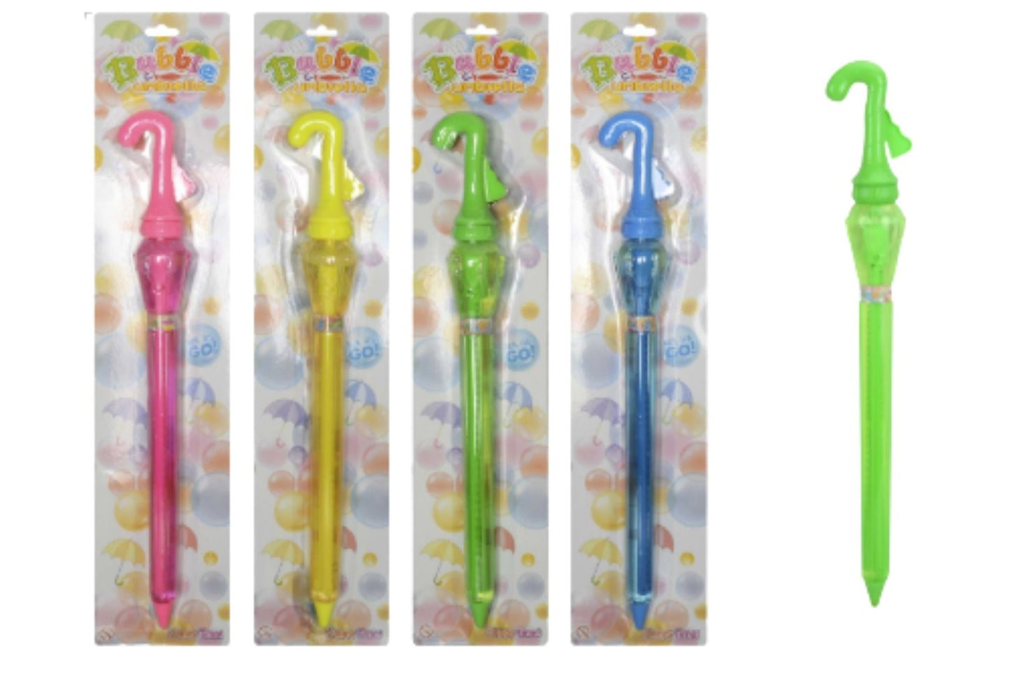Umbrella Bubble Toy 4 Asstd 58x12.5x5cm