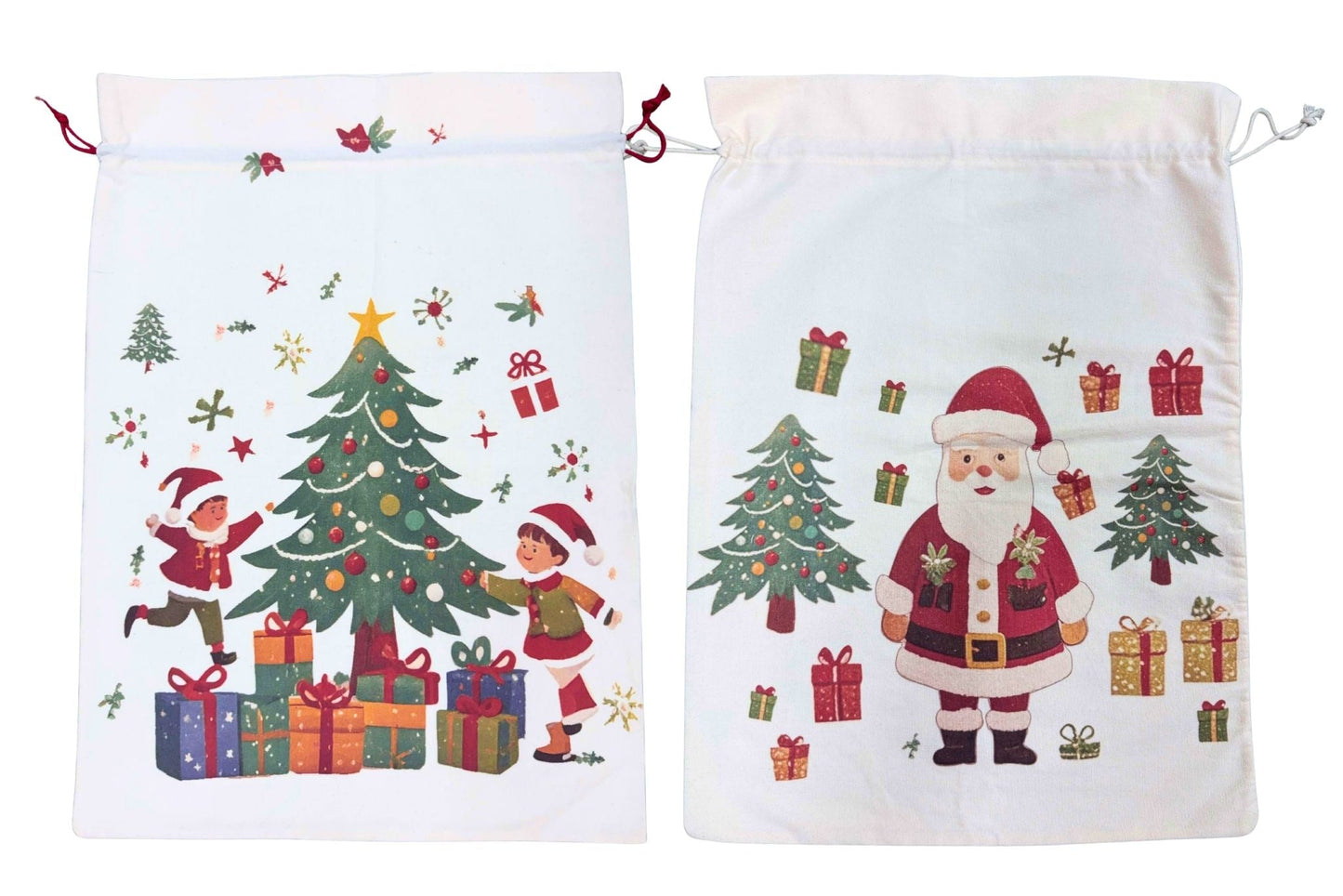 Xmas Tote Bag 60x45cm 2 Asstd