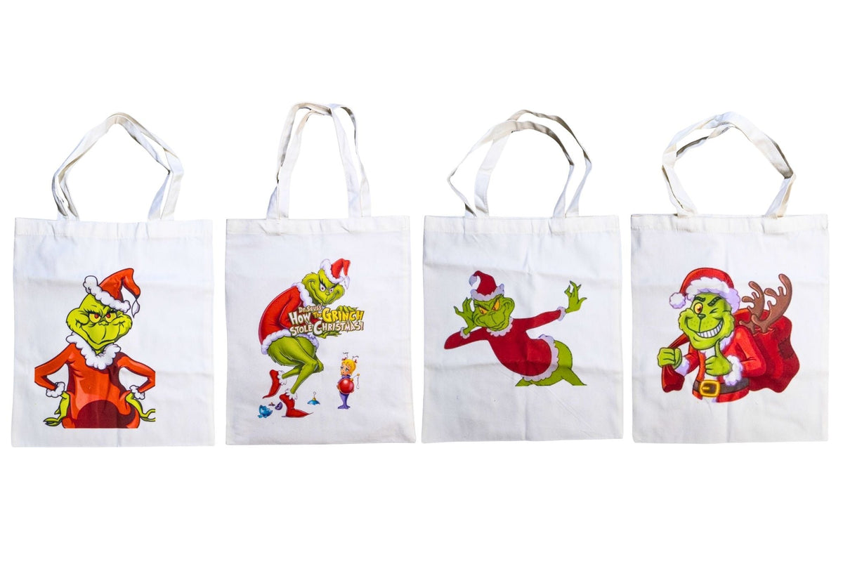 Grumpy Green Tote Bag 40x33cm 4 Asstd