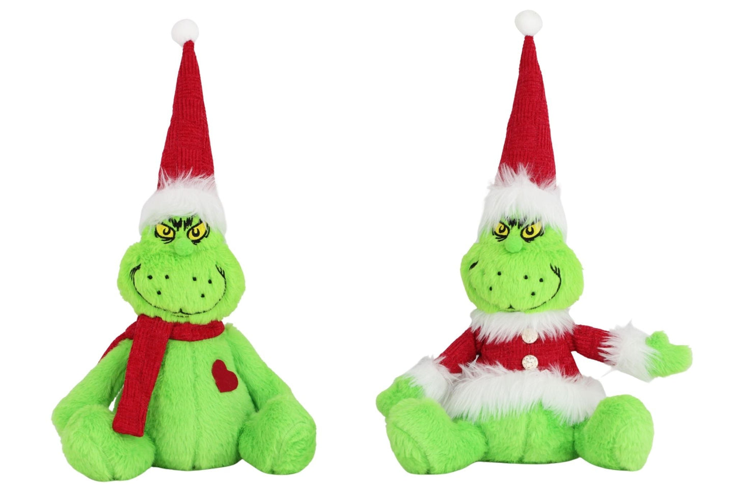 Grumpy Green Sitting Plush 40x23x18cm