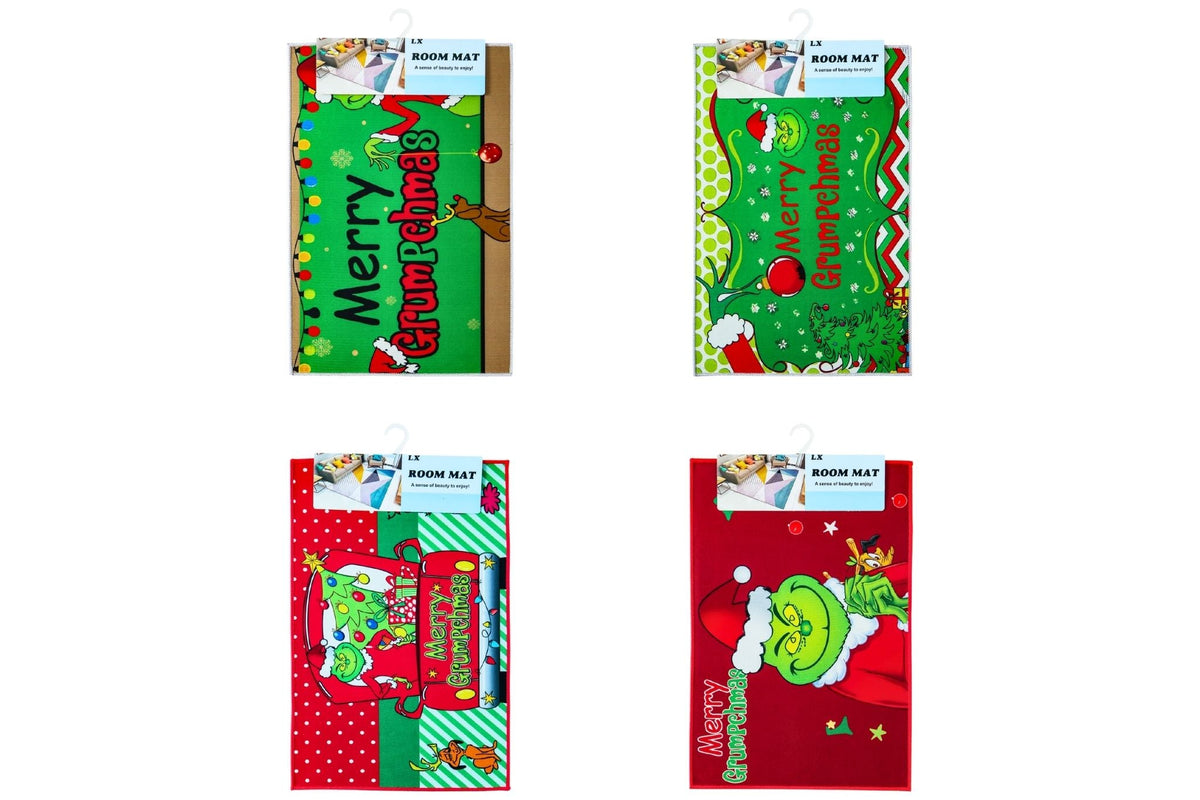 Grumpy Green Door Mat 60x40cm 4 Asstd