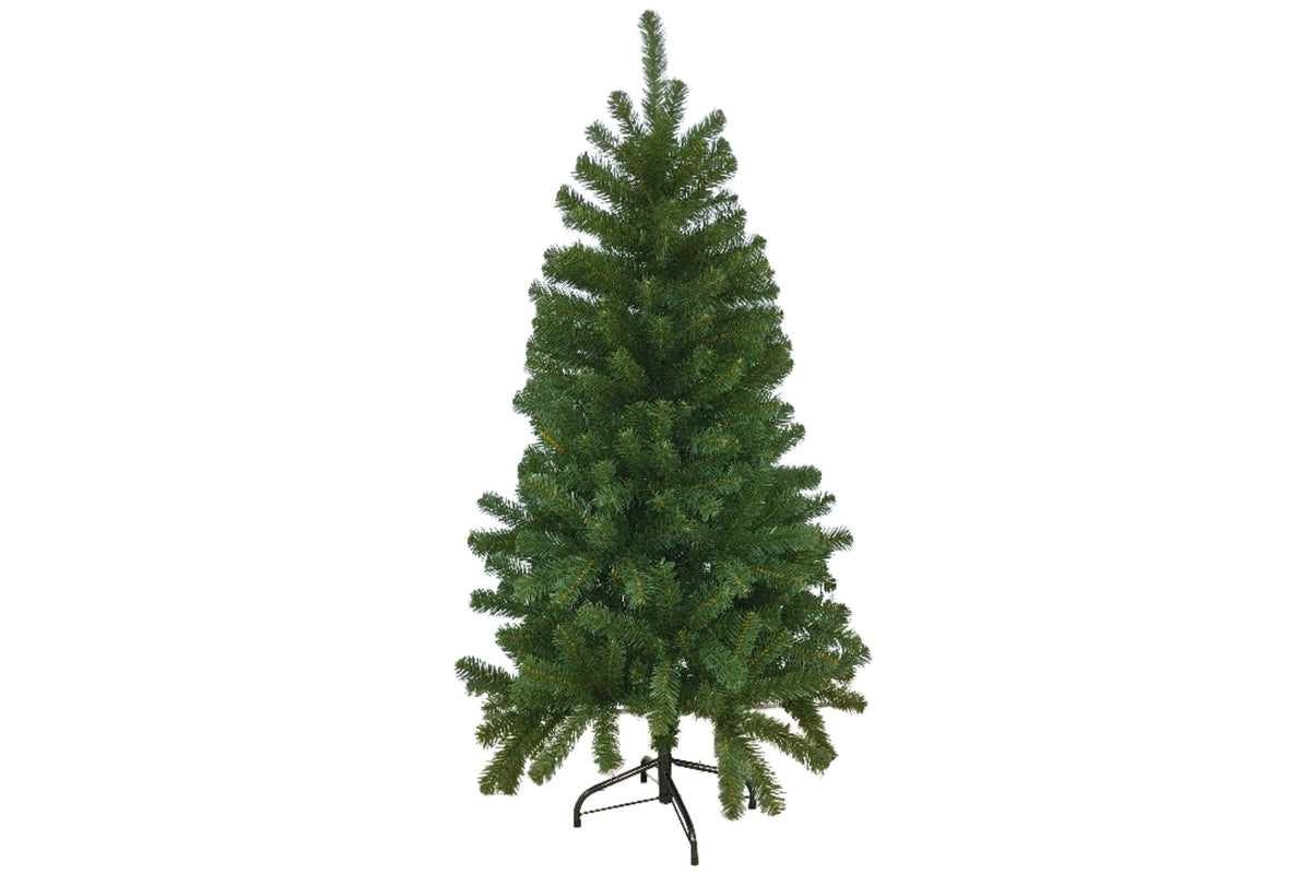 PVC Xmas Tree Green Metal Base 290T 120cm