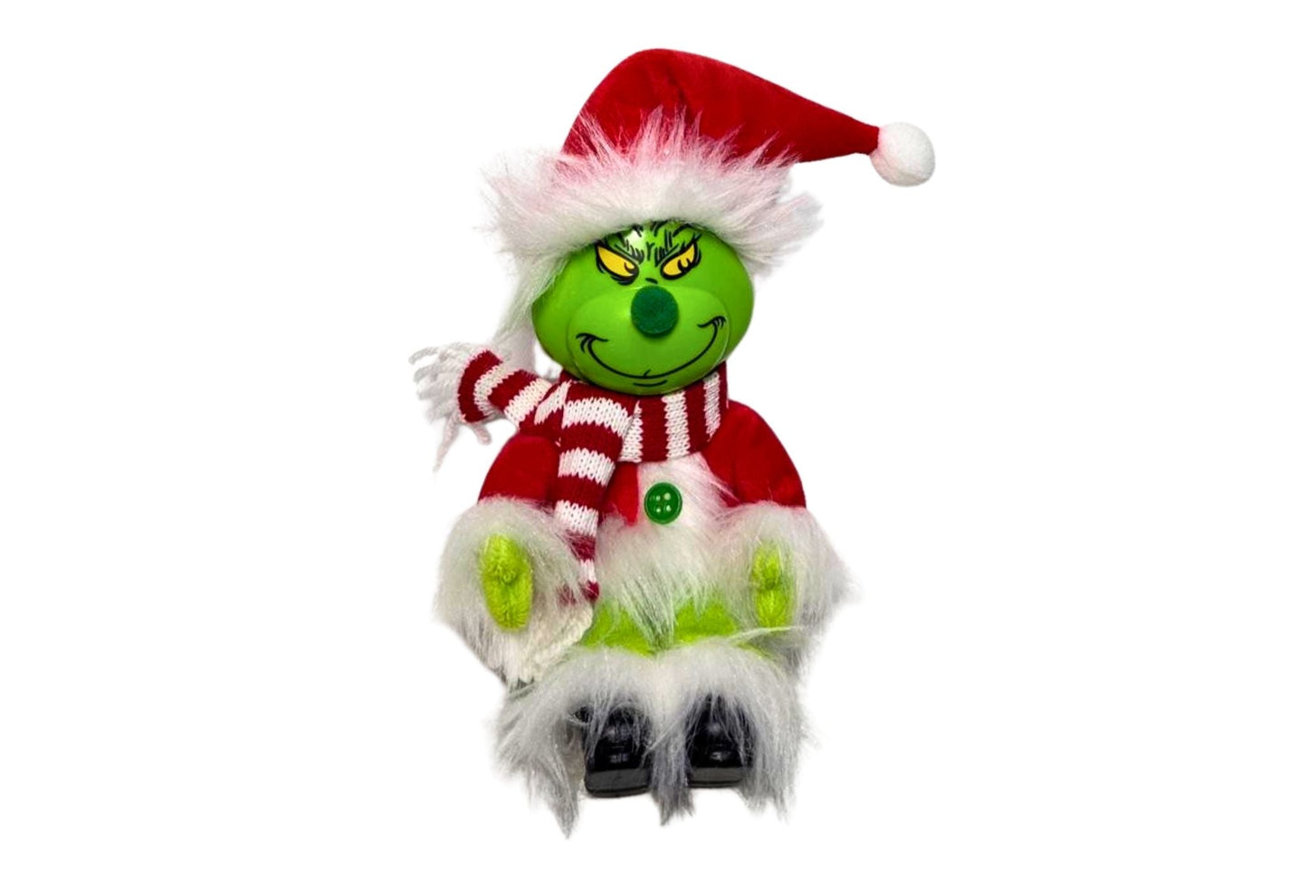 Grumpy Green Sitting 18cm