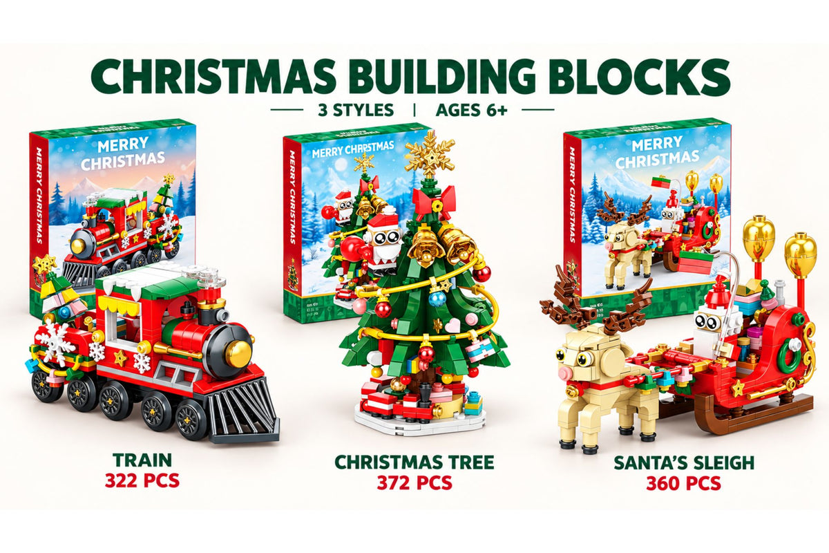 Xmas Building Block 322-360pcs 3 Asstd