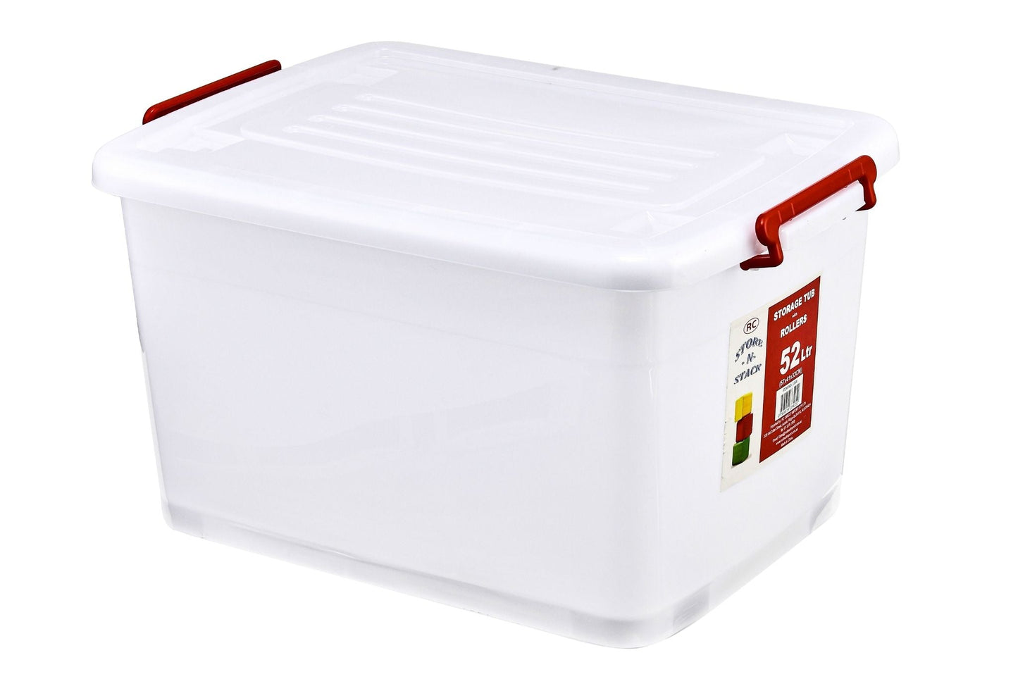 Storage Tub w/Rollers 52L