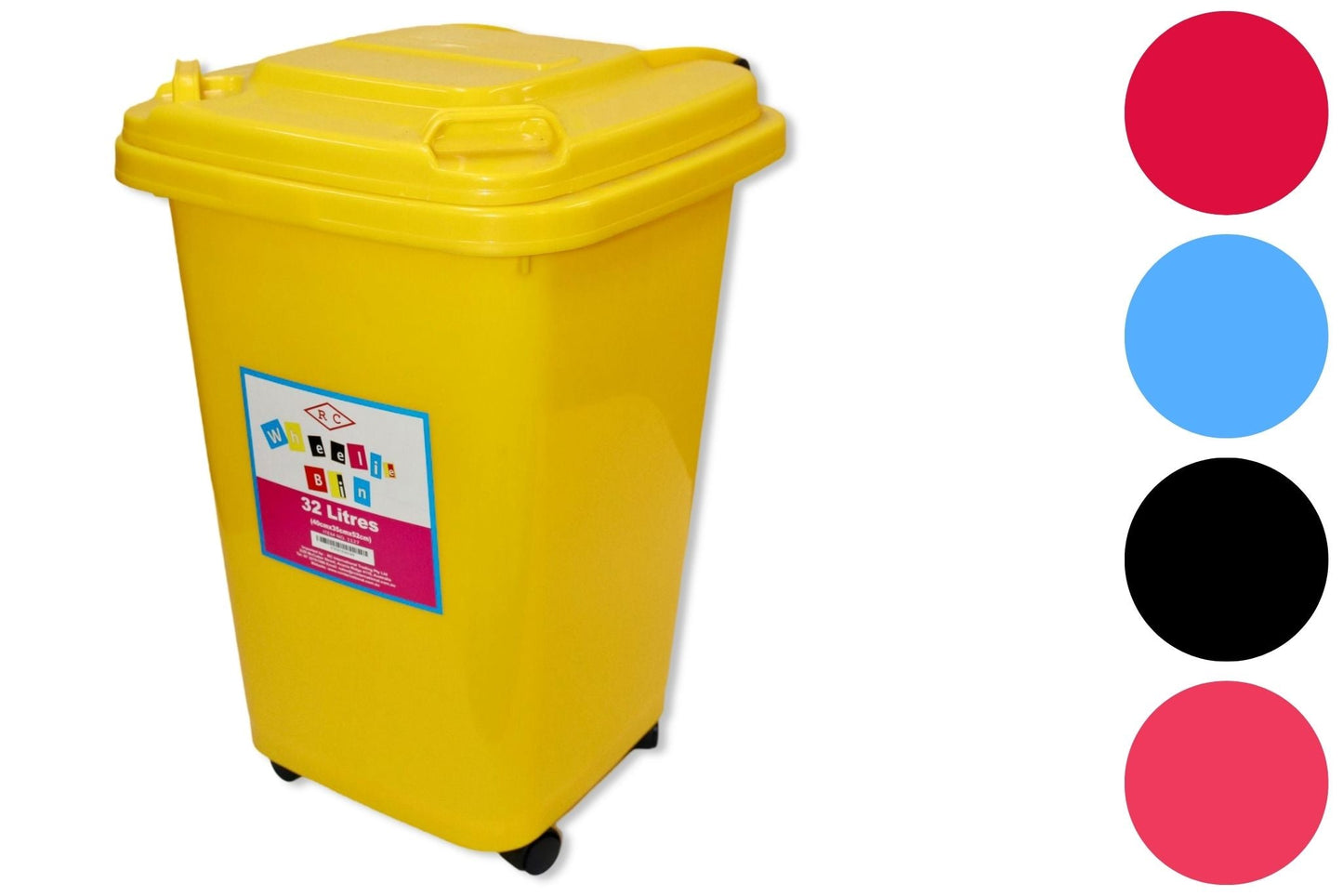 Wheelie Bin 32L 5 Asstd