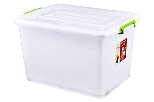 Storage Tub w/Rollers 90L