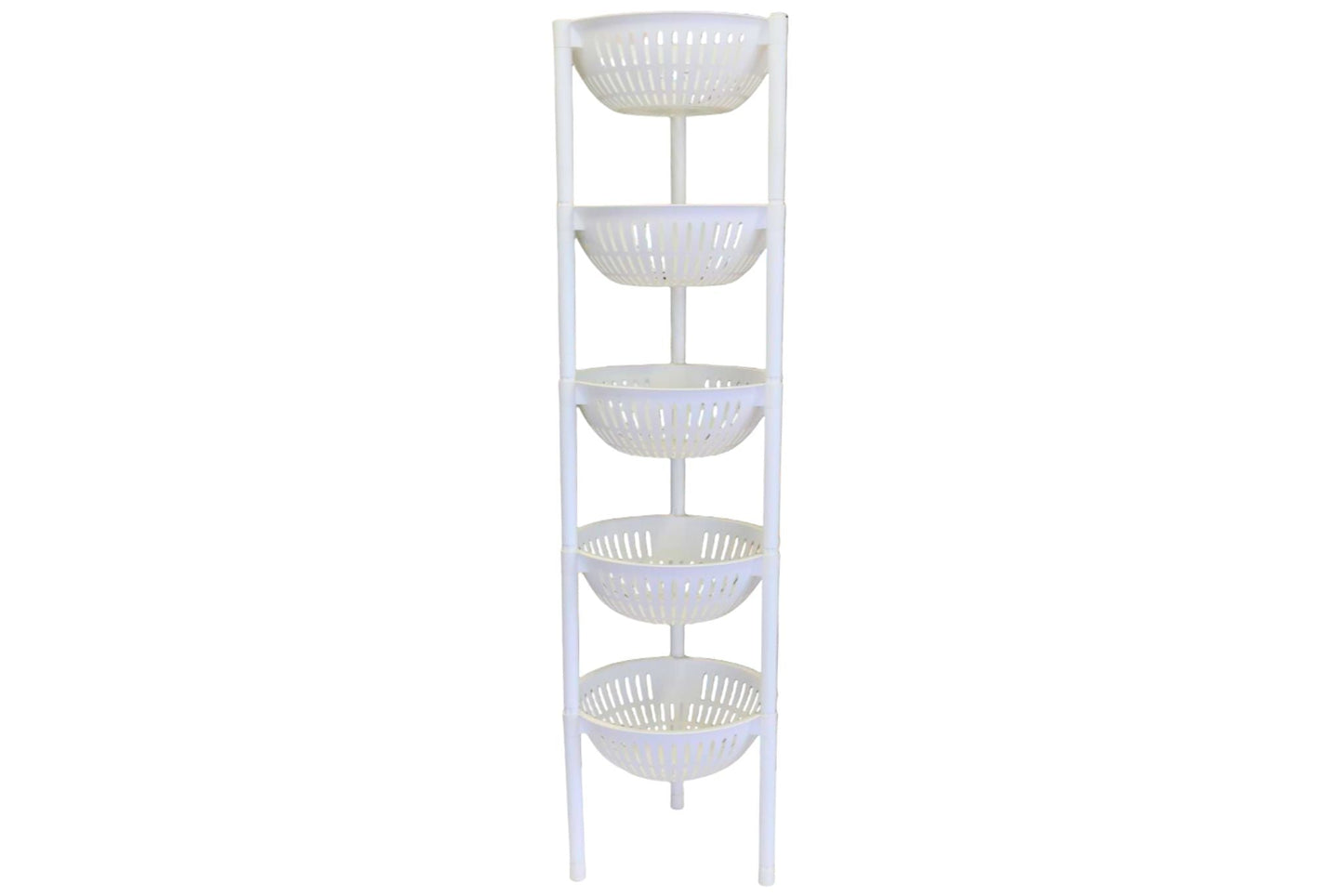 5-Tier Round Mesh Basket 30x108cm