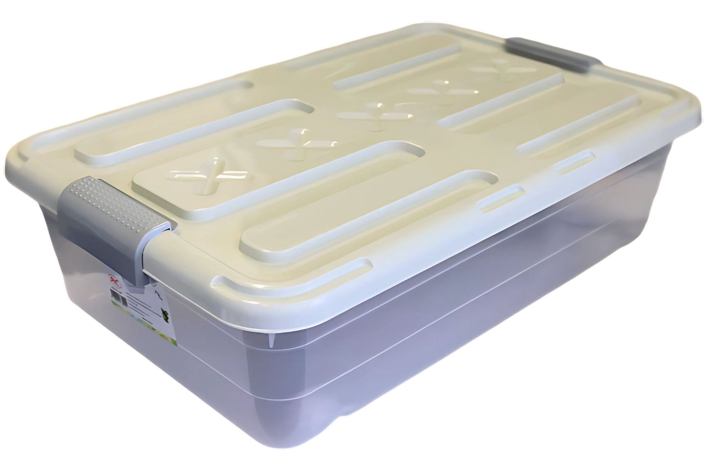 Underbed Tub w/Rollers 35L - Clear 60x40x19cm