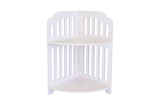 Elegant PVC 2 Tier Shelf 39x21cm