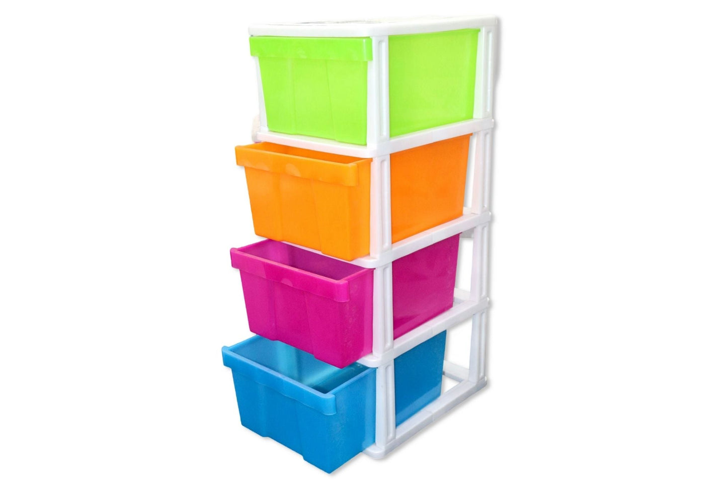 4-Drawer Plastic Cabinet 50x40x103cm