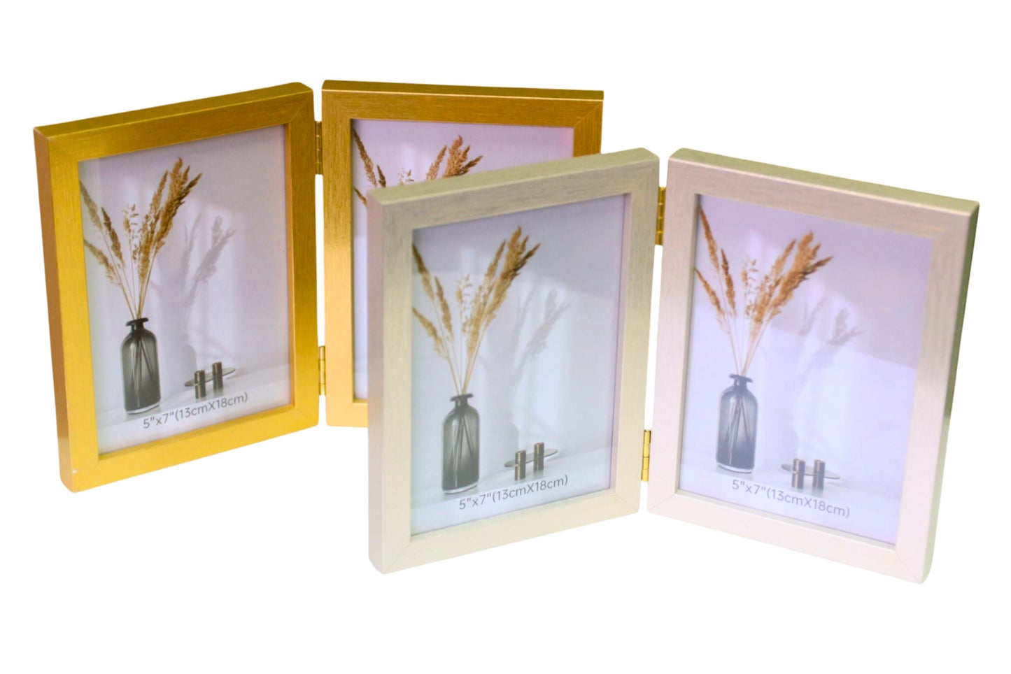 Photo Frame Two Fold 13x18cm 2 Asstd